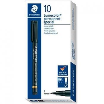 Staedtler Lumocolor Special F Schwarz 0,6 mm (10 Stück)
