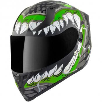 Casco Bogotto V128 Naga in Nero e Verde L