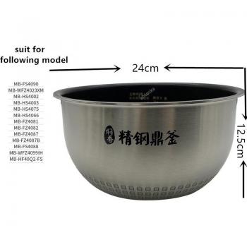 3L Gold Crystal Inner Pot for Electric Pressure Cooker