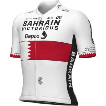 XL Bahrain Victorious Champion 2023 Manica Corta Bianco