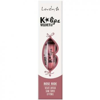 Set de Labios K'Lips Velvet N1 Rose Ride