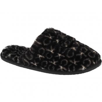 Calvin Klein Slipper Mule Fur Mono, Pantofole nere da donna, modello HW0HW00536, taglia EU 37