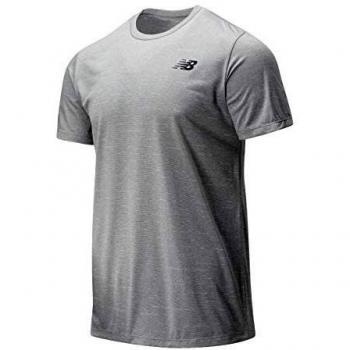 New Balance Maglietta Sportiva – Uomo – Manica Corta – GRE Small