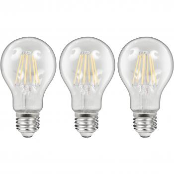 McShine Dimmbares LED‑Filament‑Set – 3× 7,5 W, warmweiß, 800 lm