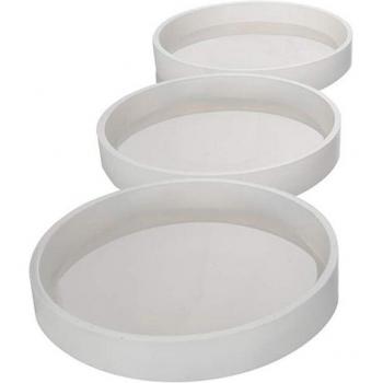 3 Pack Ronde Coaster Mal van Siliconen, Diameter 10 cm