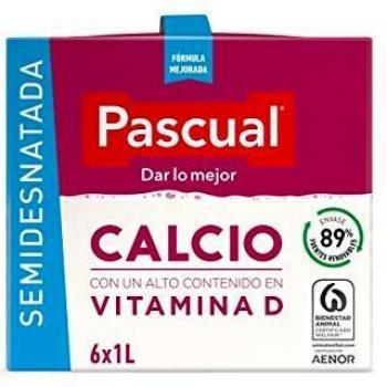 Pascual Leche Semidesnatada 6 x 1L
