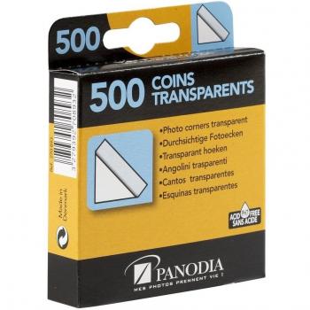 Panodia BoÃ®te de 500 coins photos adhÃ©sifs transparents
