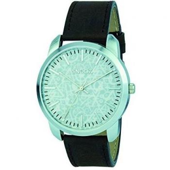 Reloj Snooz Gris Cuarzo y Correa de Cuero SAA0044‑63