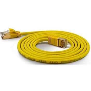 Wantec 7172 Cat.7 Cavo di Rete S/FTP 0,5 m Giallo