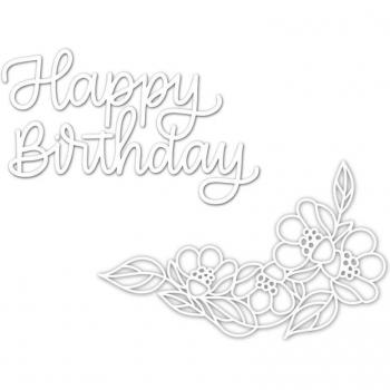Happy Birthday Decorative Craft Die Cuts