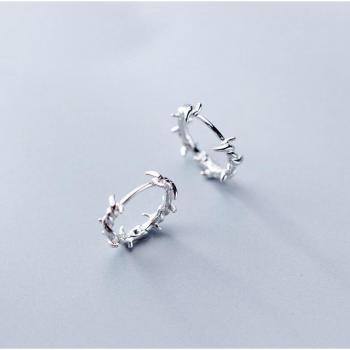MloveAcc Jugendlicher Schmuck: 925 Silber Ohrringe