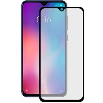 Contact Protector Pantalla Cristal Templado Negro para Xiaomi Mi 9