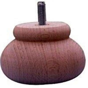 Base en boule à collerette – 80 mm de diamètre, 55 mm de hauteur