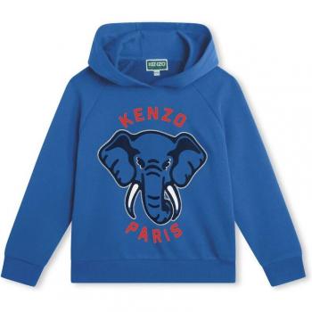 Kenzo Kids Sweatshirt Niño con Capucha y Arte Frontal