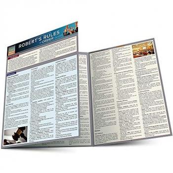 Robert's Rules of Order : Quickstudy Laminated Reference Guide, by Barcharts Publishing Inc