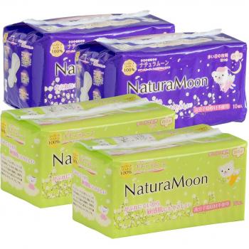 NaturaMoon Maandverband VleugelComfort – 4x, overdag en 's nachts