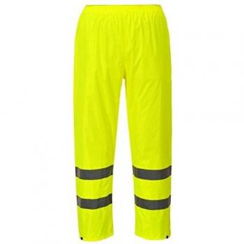 Hi Vis Waterproof Rain Trousers Yellow M