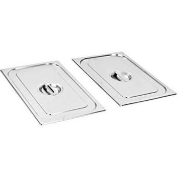 Stainless Steel Lids for GN 1/1 Pan 2 pcs vidaXL