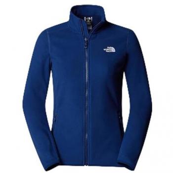 North Face Womens 100 Glacier Full Zip – Estate Blue, Size Small