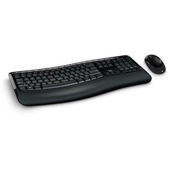 Microsoft 5050 keyboard Mouse included RF Wireless + USB QWERTY UK English Black