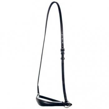 PFIFF Premium Leather Double Bridle, Black/White
