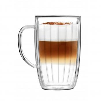 Lot de 2 gobelets hauts à double paroi TULIP 350 ml