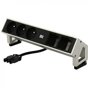 Bachmann Desk2 3xUTE Multiprise avec cordon de 0.2m