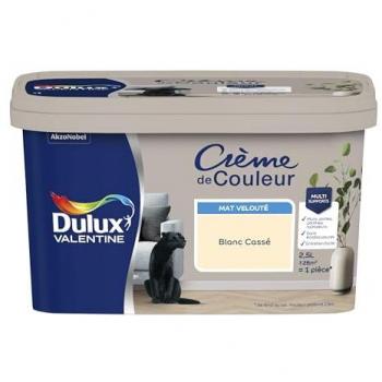 DULUX VALENTINE Peinture Mat Crème de Couleur 2,5 l