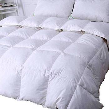 White Goose Down King Comforter – 13.5 Tog, Dust Mite Proof