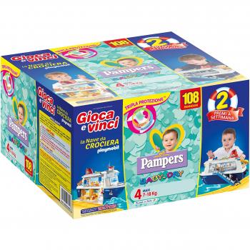 Pampers Baby Dry Pannolini, Maxi, Taglia 4