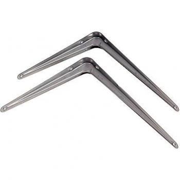 Shelf Bracket Collection: Fixman 442132 London Grey, 20 Pack (200 × 150 mm)