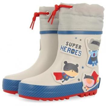 Gioseppo Hague Men’s Grey Rain Boots EU 25