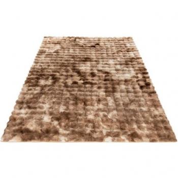 Tapis à Poils Longs Moderne Sweety Taupe 160x230