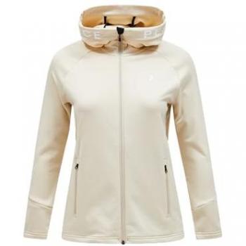Peak Performance Women’s Rider Zip Hood L – Sand Fog (Fleece)