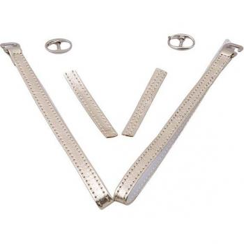 Ladies' Leather Ankle Tie Shoes for High Heels