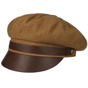 Rider's Brown Stetson Fisherman’s Cap, 56cm, Women’s Waxed Finish