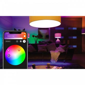Paquete de Inicio Philips Hue 2 x E27 9 W Ambiance Blanco y Color con Hue Bridge