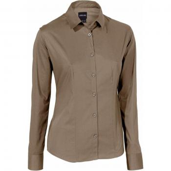 JOBELINE Longsleeve Bluse Cecaria – 46, taupe Farbe