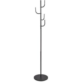 Porte-manteau moderne en acier noir