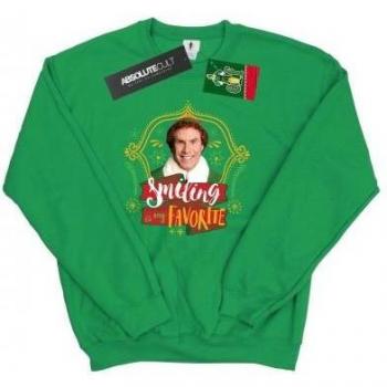 Sweatshirt Bleu Marine Elf Buddy Sourire