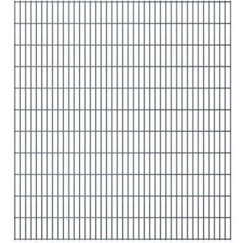 Set recinzione giardino 4 m – vitaXL 2 pannelli acciaio 2008x2230 mm