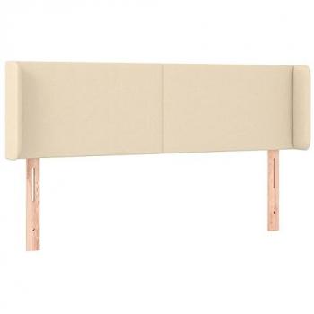 Kopfteil Creme 147x16x78/88 cm