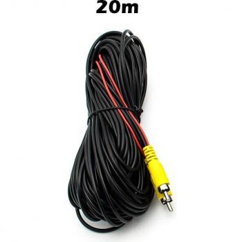 Cable RCA macho a macho de 6 metros para monitor de automóvil