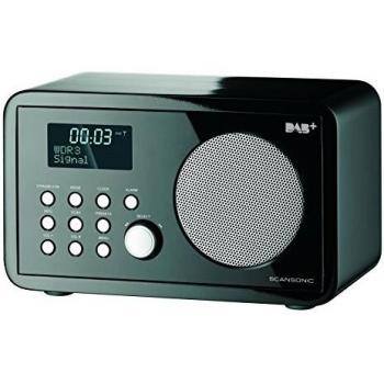 DA 200 SCANSIONIC Radio, DAB+ & FM, Schwarz