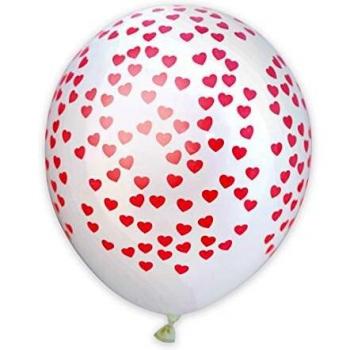 Child-Friendly White Heart Balloons