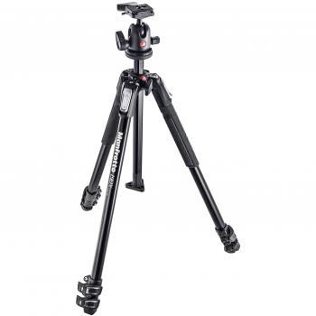 Manfrotto 190 Serie Kit Treppiede con Testa a Sfera