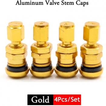 Tire Valve Stem Caps, Aluminum – DSYCAR 4 Piece Kit