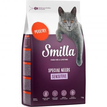 Crocchette Smilla Adult Sensitive senza cereali, pollame, 10 kg per gatti