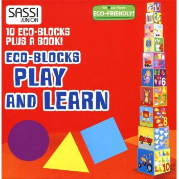 Play and learn. Numbers, shapes, colors, animals. Eco-blocks. Ediz. a colori. Con libretto