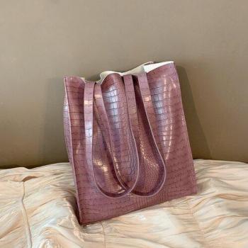 Soft Leather Bucket Tote for Women